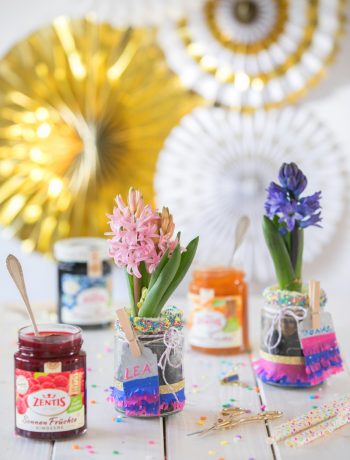 Geschenk im Marmeladenglas für deine Partygäste