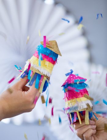 Upcycling DIY - Konfetti Raketen
